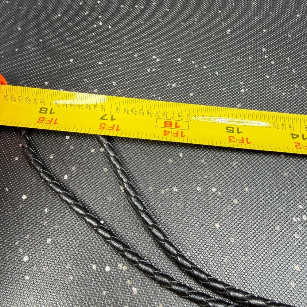 Vintage Thunderbird Kachina Enamel Bolo Tie Black Braided Cord Southwestern VTG‎ - Picture 6 of 7
